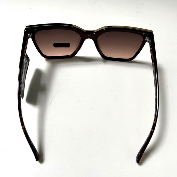 NWT Original HOUSE OF HARLOW Cat Eye Sunglasses Tortoise Shell Gold Trim Acetate main image 6